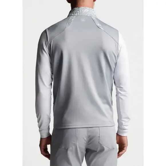 Peter Millar Crown Sport Hyperlight Fuse Elite Quilted Vest Jacket Gray M $200 - Picture 8 of 16